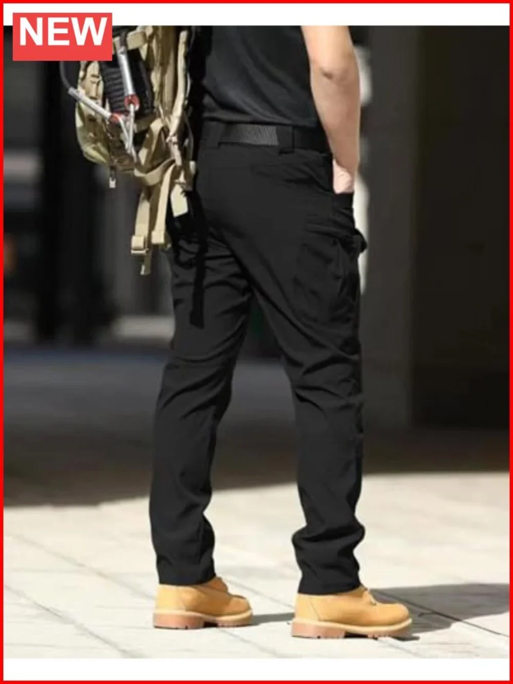 Water Resistant Tactical Cargo Pants, Multi-Pocket Hiking Pants